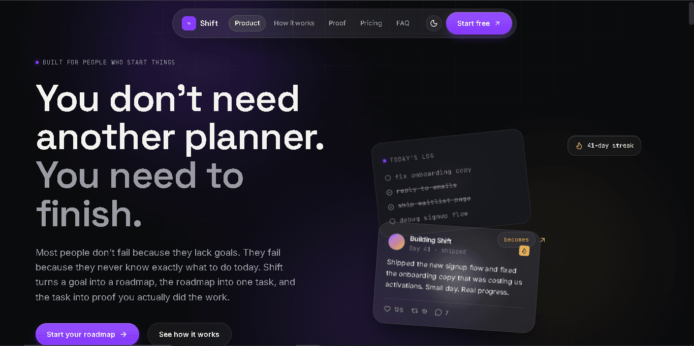SHIFT project preview
